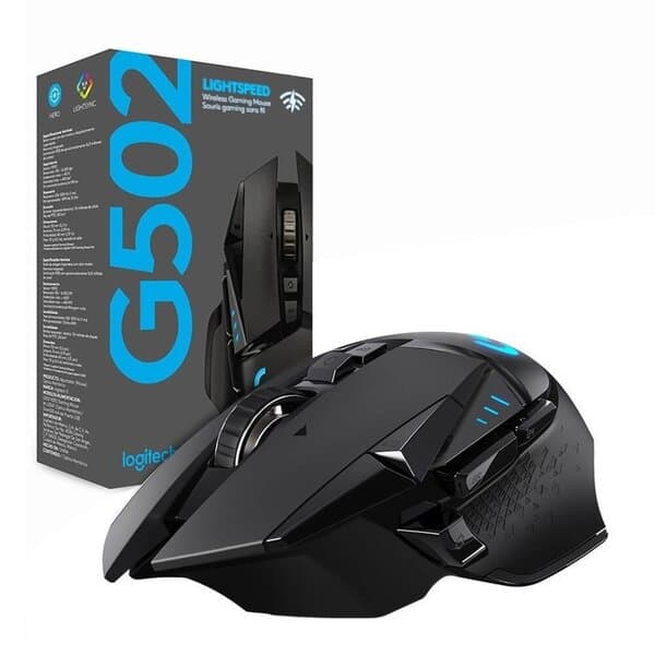 MOUSE LOGITECH G502 HERO 16000 DPI RGB BLACK - 3