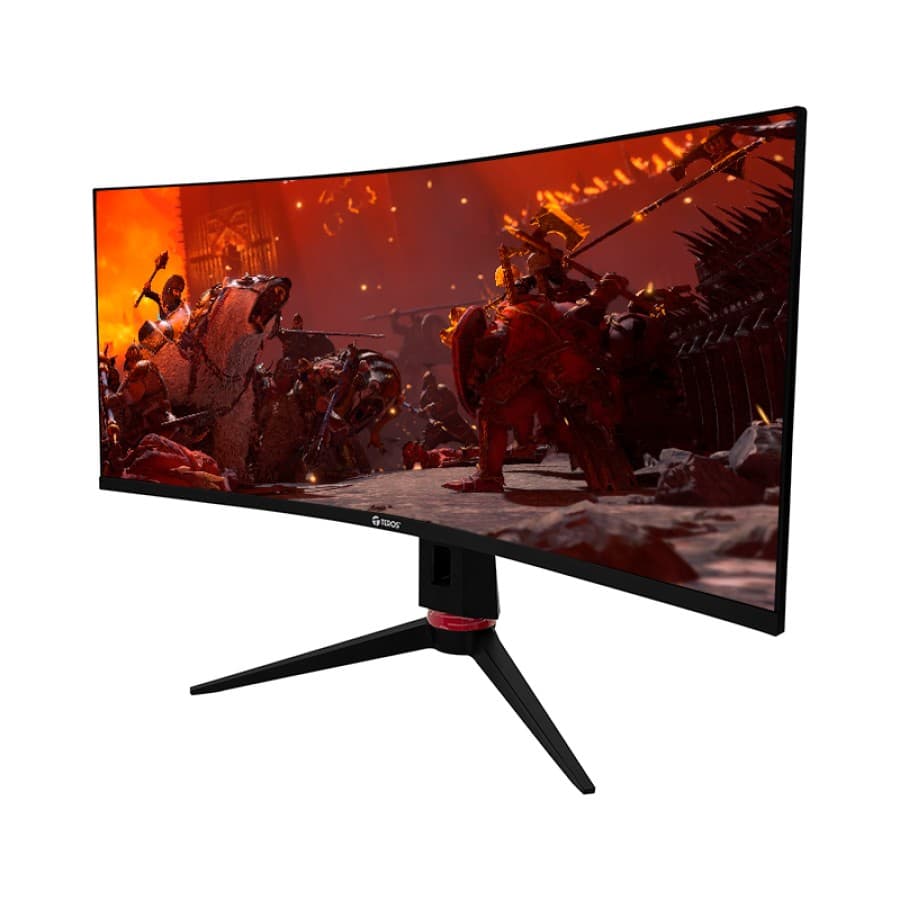 Monitor curvo gaming TEROS TE-3412G 34" UWQHD VA 180Hz 1ms HDMI DP AUDIO OUT negro - 1