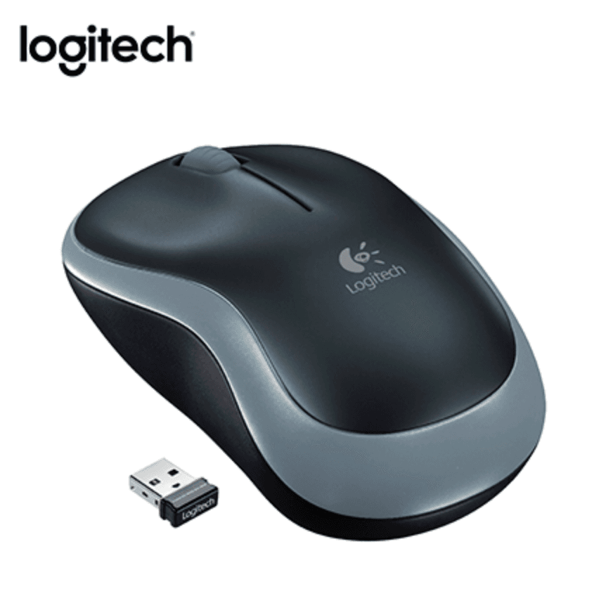 Mouse Logitech M185 Wireless Blue - Gray - 1
