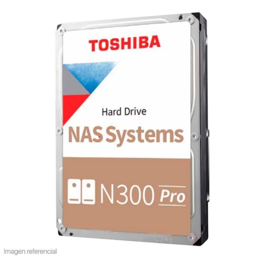 Disco Duro Toshiba N300 Pro  - 3.5" Interno, 16TB , SATA (SATA/600), Grabación magnética convencional (CMR) Method - 1