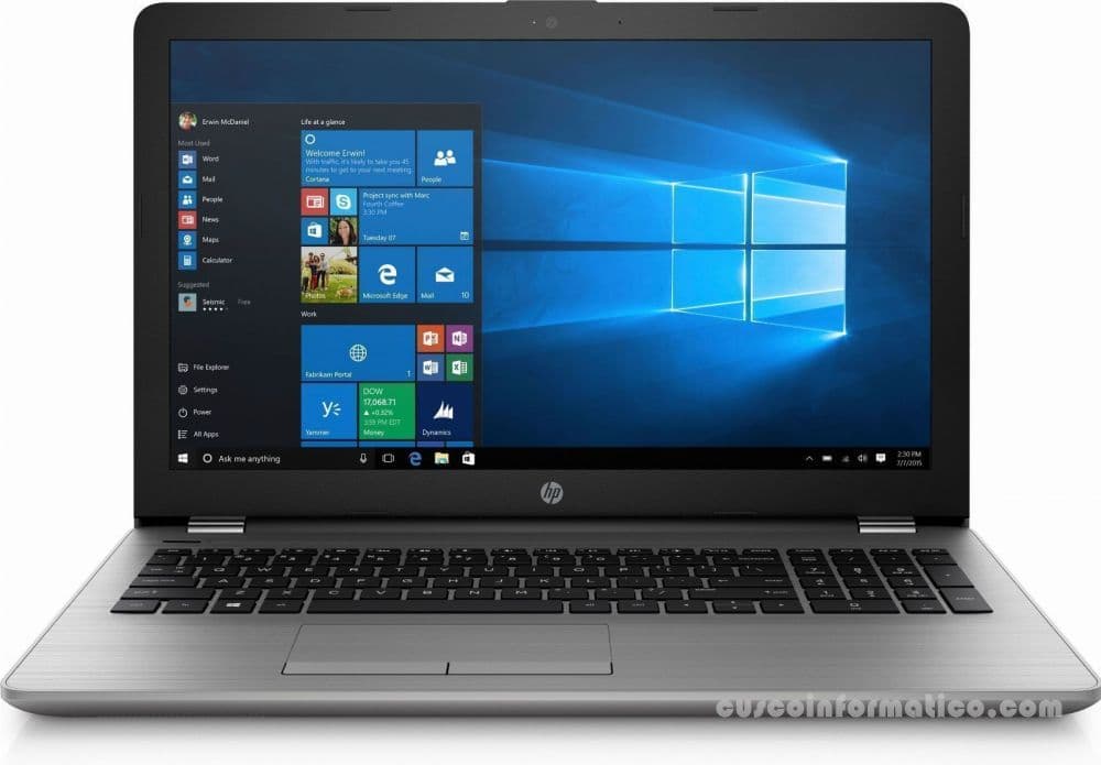 Laptop HP 250 G6 intel Core i3 septima generacion, RAM 4GB, Disco 1TB - 1