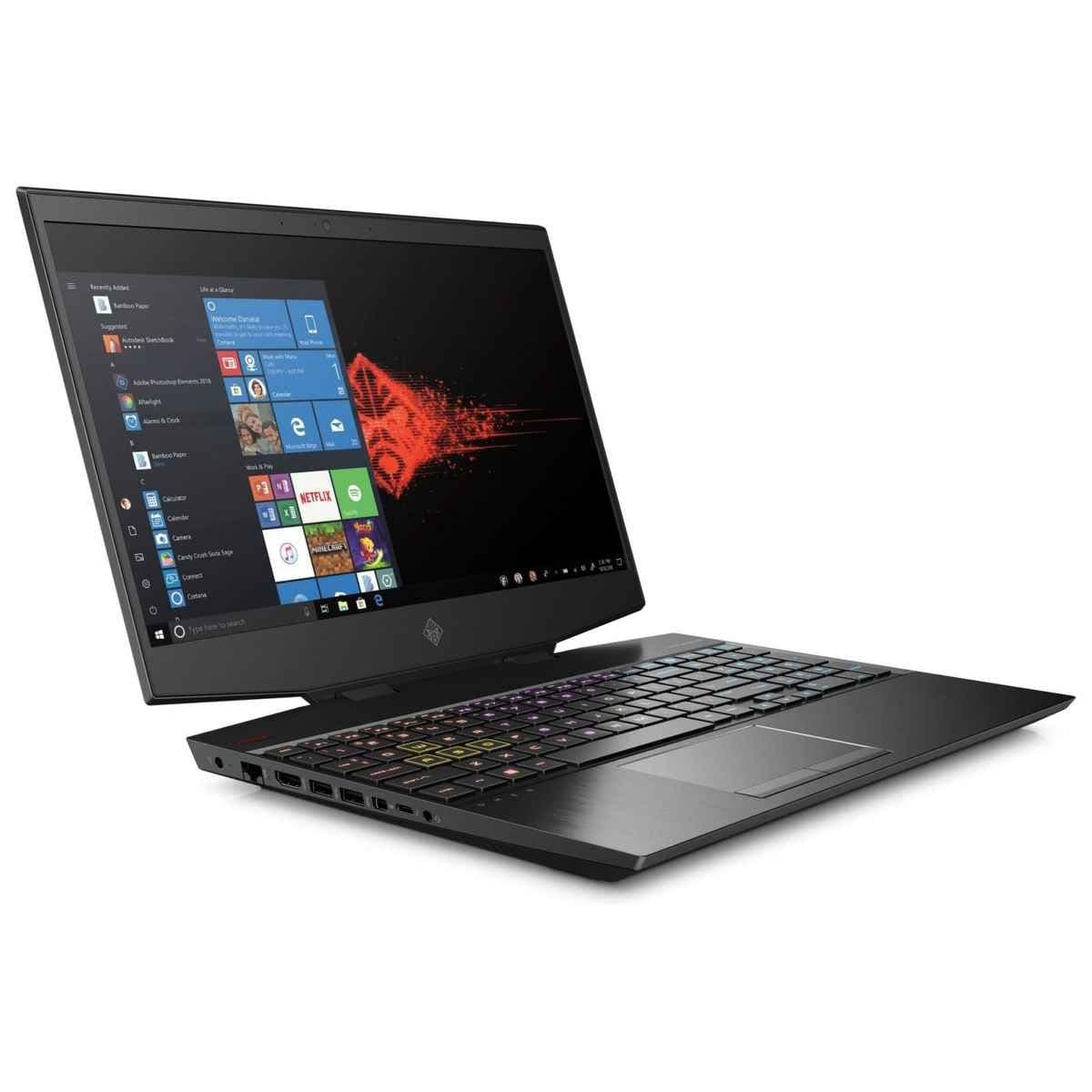 Laptop HP OMEN core i7, pantalla de 15.6", memoria RAM 16GB, disco 1TB +128GB SSD, video GTX1660Ti - 4
