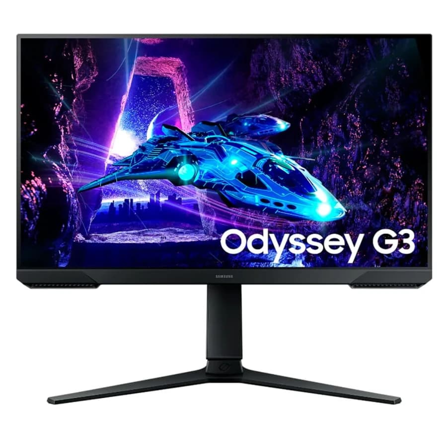 Monitor plano gaming SAMSUNG Odyssey G3, 24" FHD VA, 180Hz, 1ms, HDMI, DP - 1