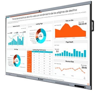 Pantalla Tactil Interactiva TEROS TE7511W, 75" D-LED IPS 3840x2160, 8 ms, 8GB, Android 14 - 3