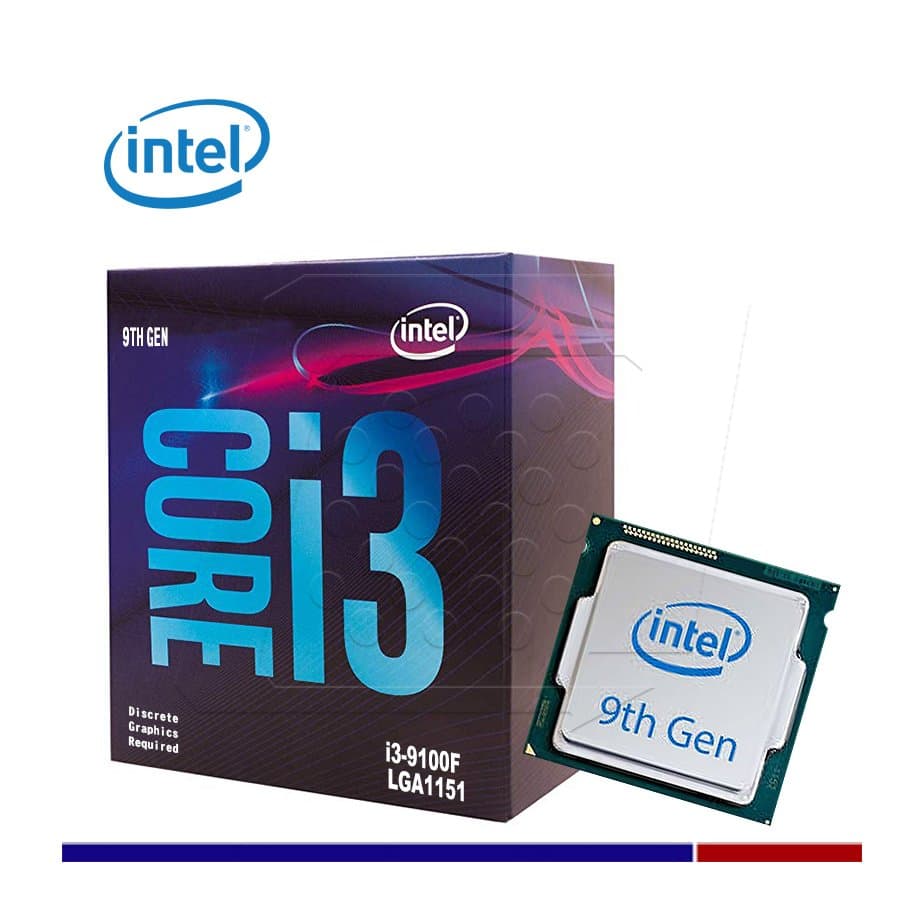 Procesador Intel Core i3-9100F, 3.60 GHz, 6 MB Caché L3, LGA1151, 65W, 14 nm - 1
