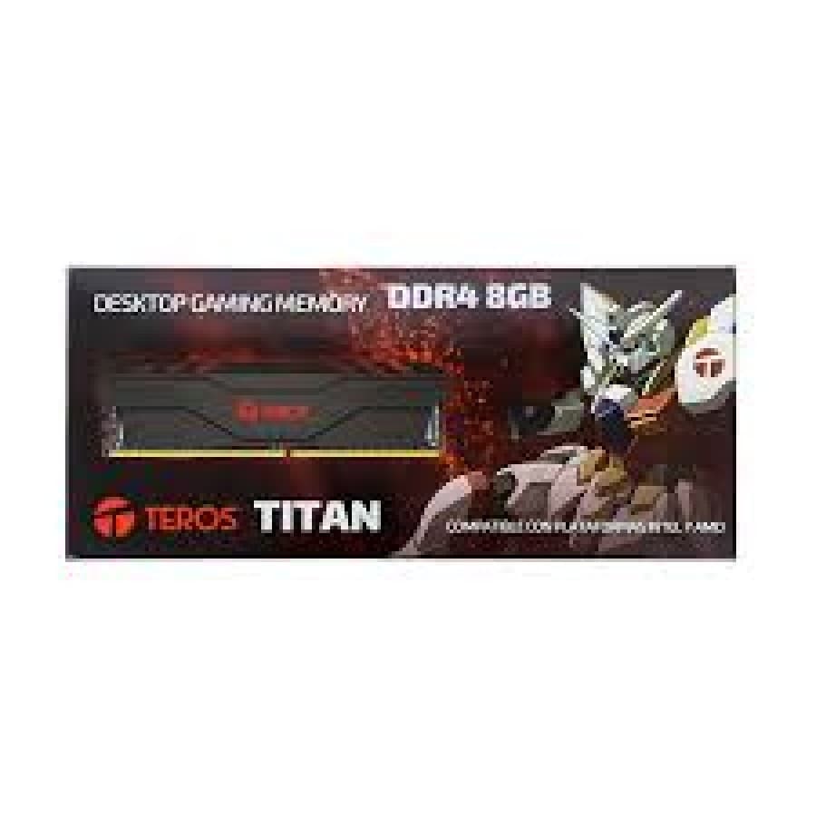 Memoria RAM Teros Titan 8GB DDR4-3200MHz, PC4-25600, CL17/CL16, 1.2/1.35V, Negro - 1