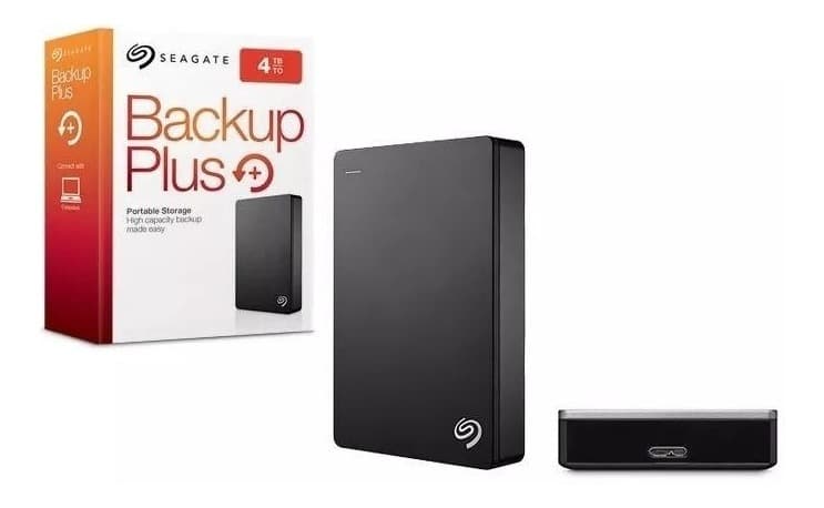 Disco duro externo Seagate Backup Plus STHP4000400, 4TB, USB 3.0 / 2.0. Negro. - 2