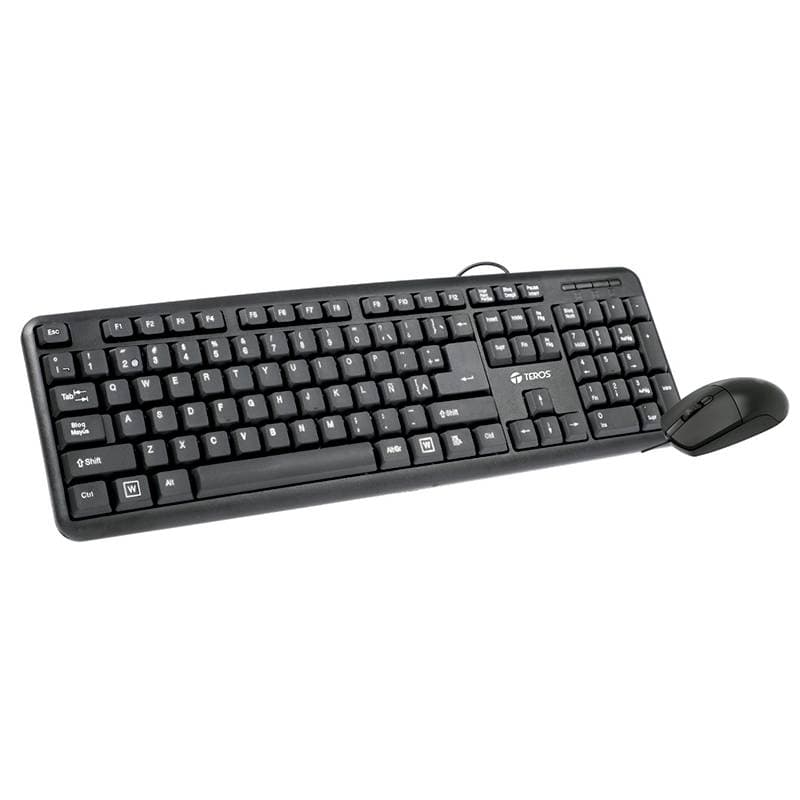 Kit Inalámbrico Multimendia Teclado + Mouse TE4061N, 2.4GHz, Receptor nano USB, Negro - 1