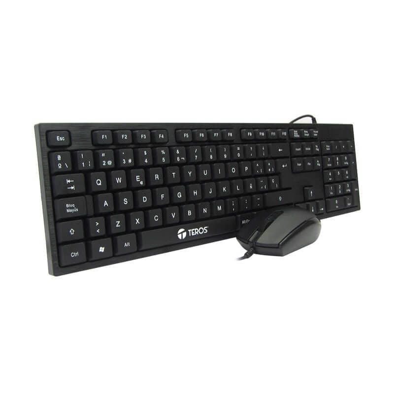 Kit Teclado y Mouse Teros TE-D8700, conexion usb. - 1