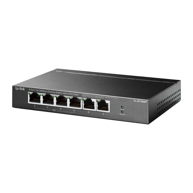 SWITCH TP-LINK 6 PUERTOS CON 4 PUERTOS POE - 2