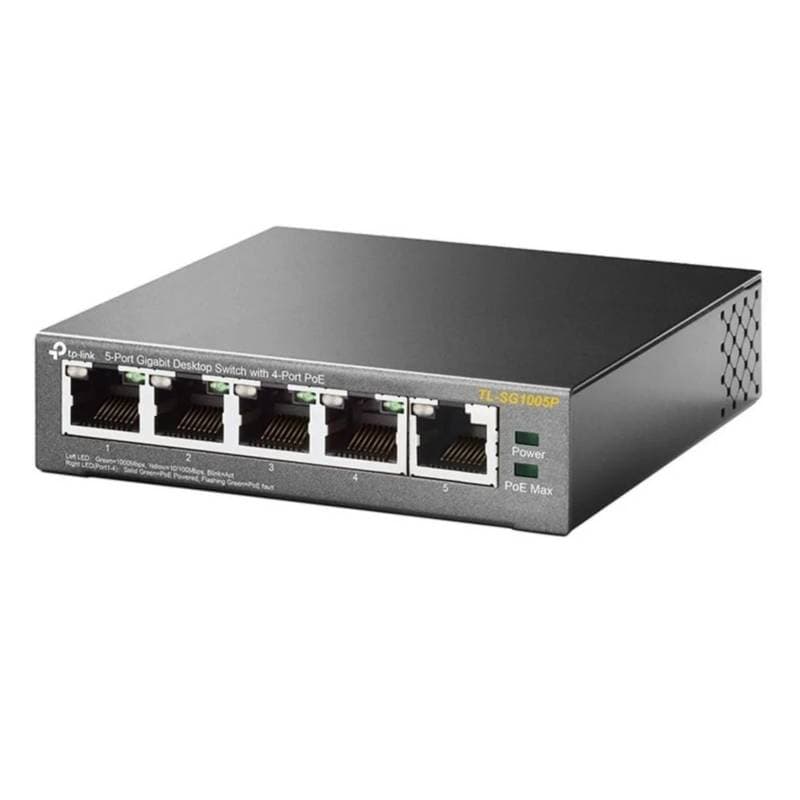 SWITCH TP-LINK 5P GIGABIT 4POE. CASE PLASTICO - 2