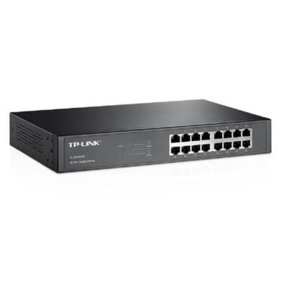 SWITCH TP-LINK 16P GIGABIT. CASE RACKEABLE 13" 1U - 2