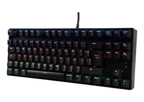Teclado Gamer Teros TE-4152, mecánico, multimedia, iluminación RGB, 105 teclas, USB - 1