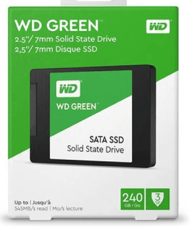 Unidad de estado solido Western Digital Green, WDS240G3G0A, 240GB, SATA - 2