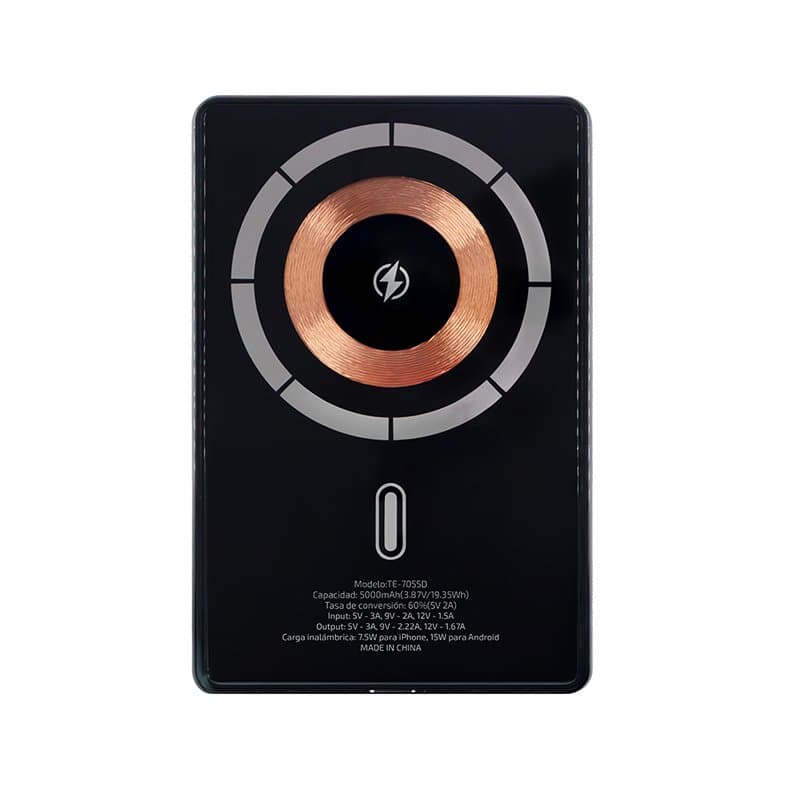 Powerbank TEROS TE-7055D, 5000 mAh, (3,85 V/19.35 Wh) - 2