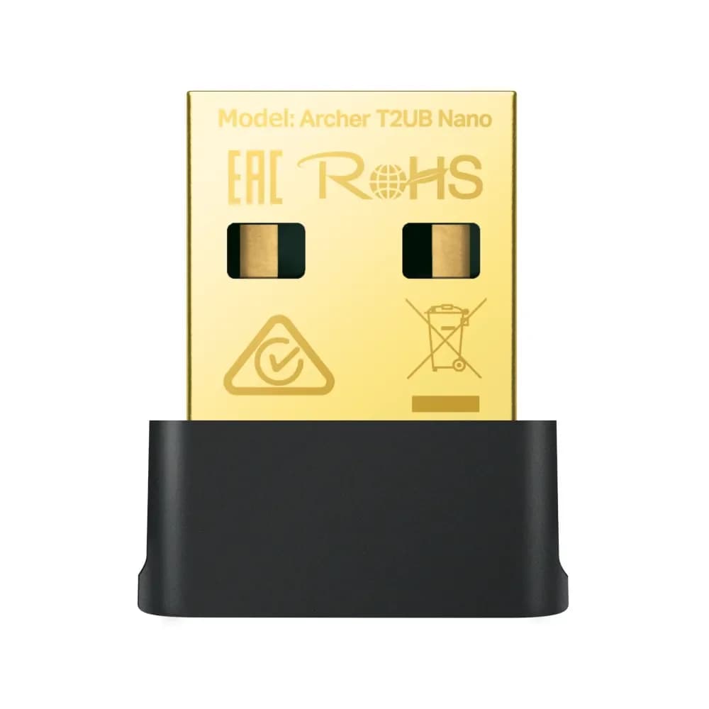 Archer t2ub nano tp-link adaptador usb wi-fi 5 + bluetooth 4.2 doble banda ac600 - 1