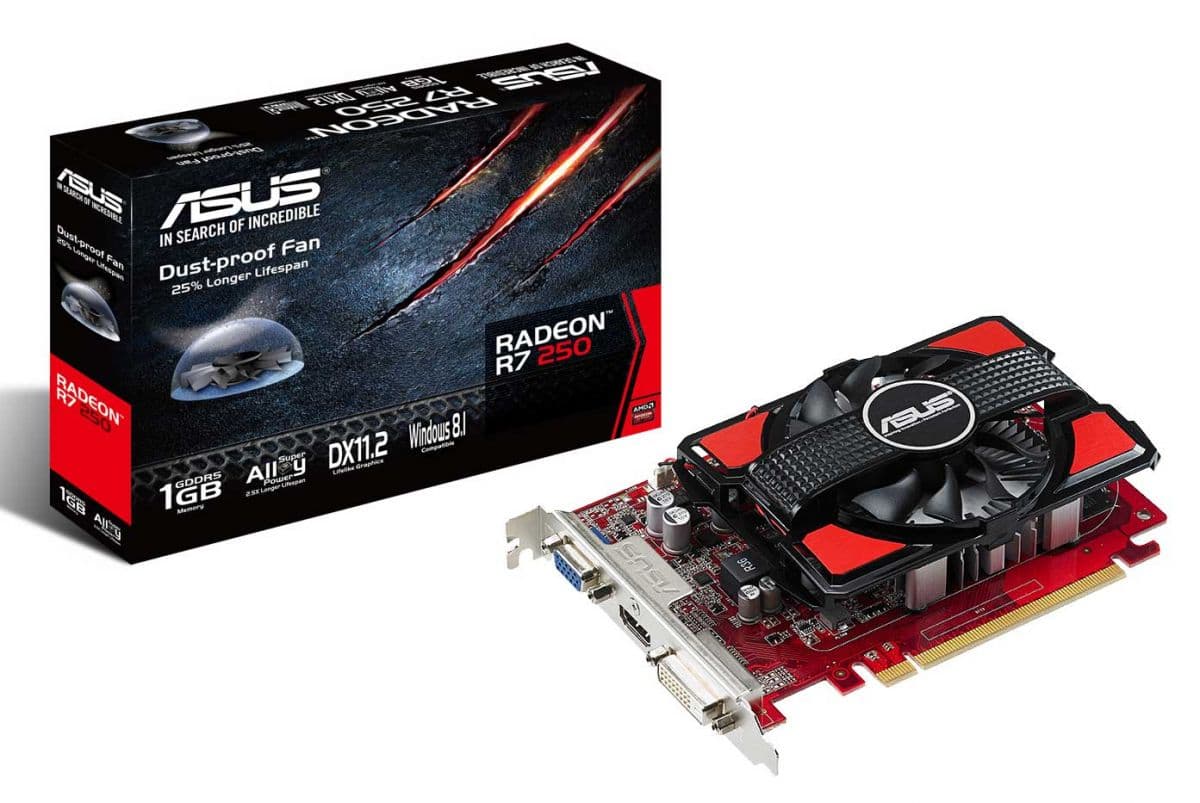 Tarjeta de video ASUS AMD Radeon R7 250 - 3