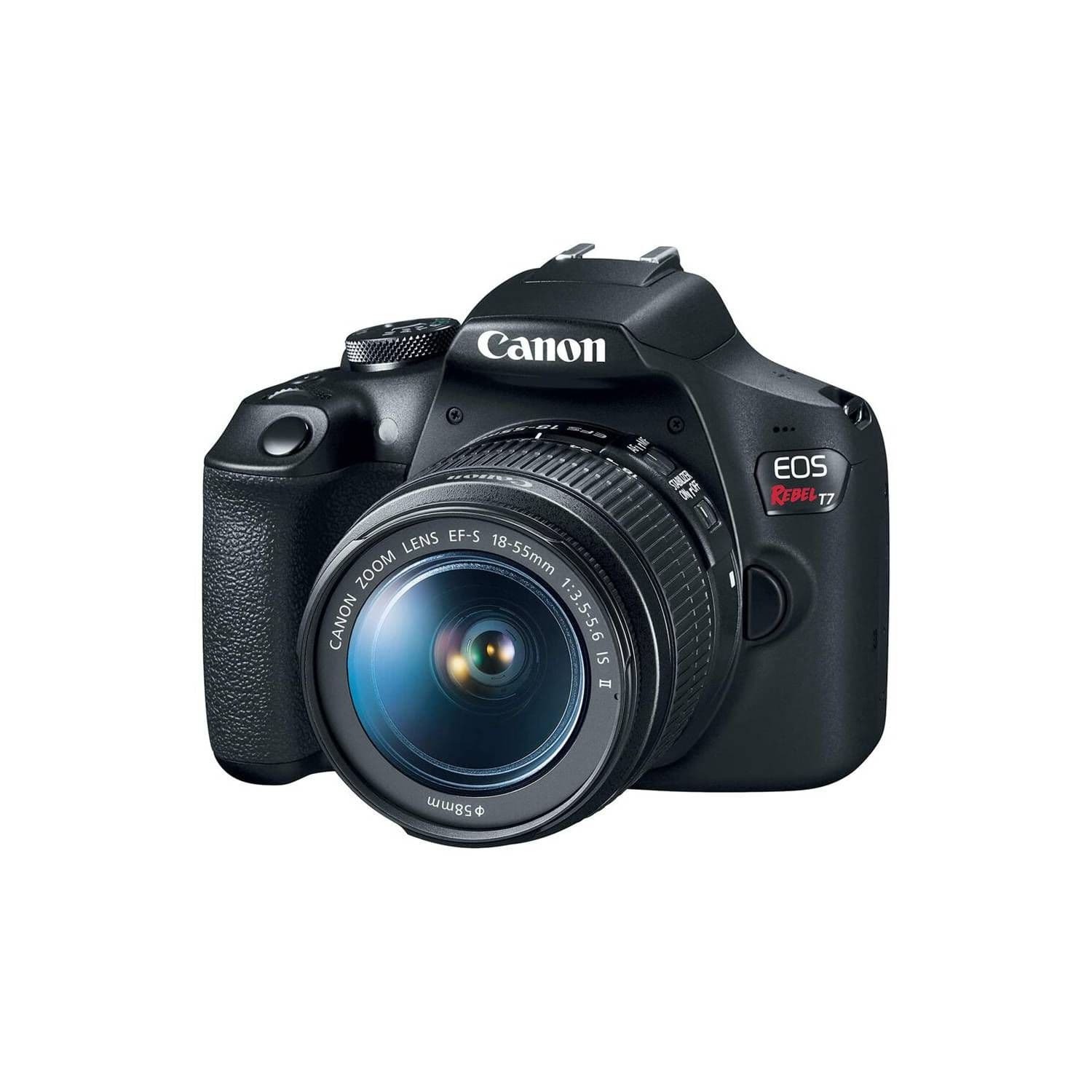 Cámara Canon EOS T7 18-55mm IS II, Memoria 64GB y estuche - 1