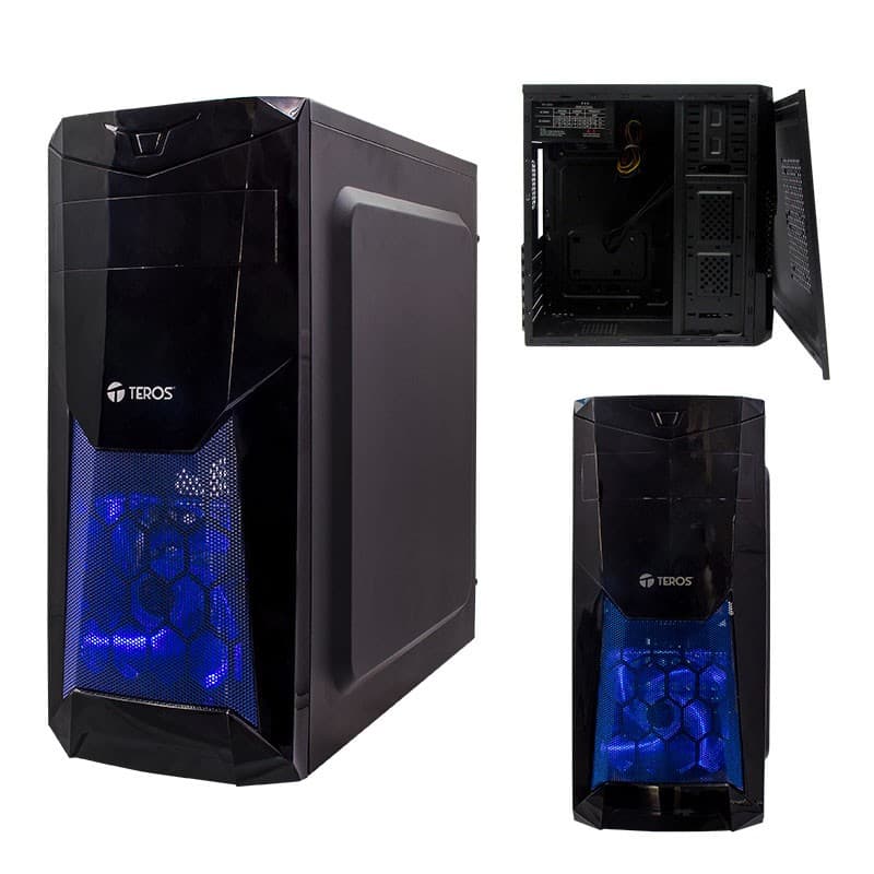 Computadora de escritorio, Pentium Gold Dual core 10ma generación 4.00 GHz, Monitor Teros 21.5", Memoria Ram 4GB, Disco Solido 120GB M.2, Case Teros, Teclado y mouse Genius. - 2