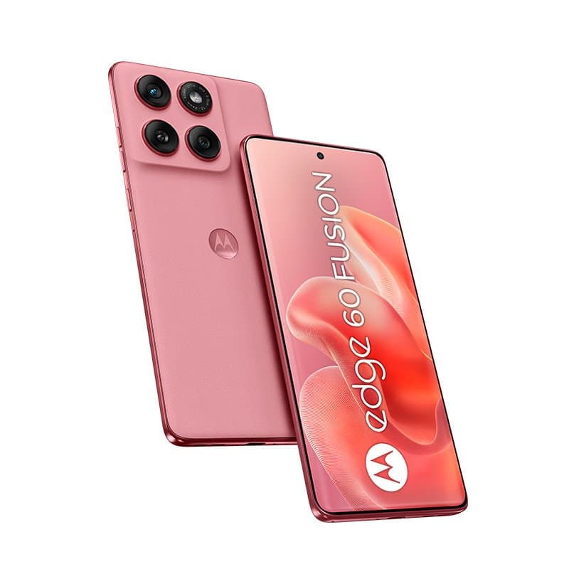 Smartphone Motorola EDGE 60 FUSION, Pantalla: 6.7" pOLED/Super HD/120Hz, Android 15, Rosa - 1