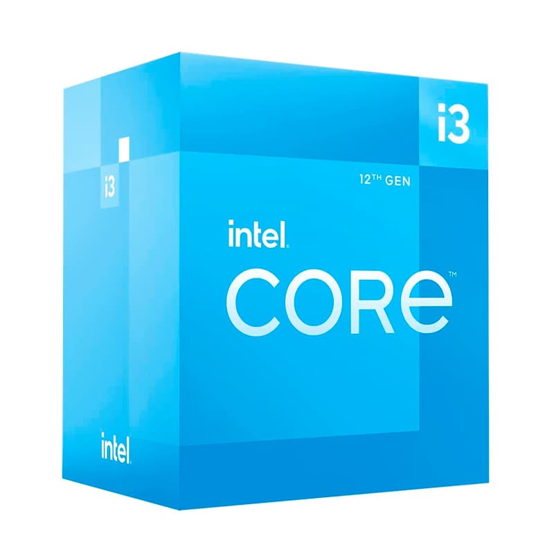 Procesador Intel Core i3-12100 3.3 / 4.3GHz 12MB Intel Smart Caché, LGA1700, Intel 7(10nm) - 1