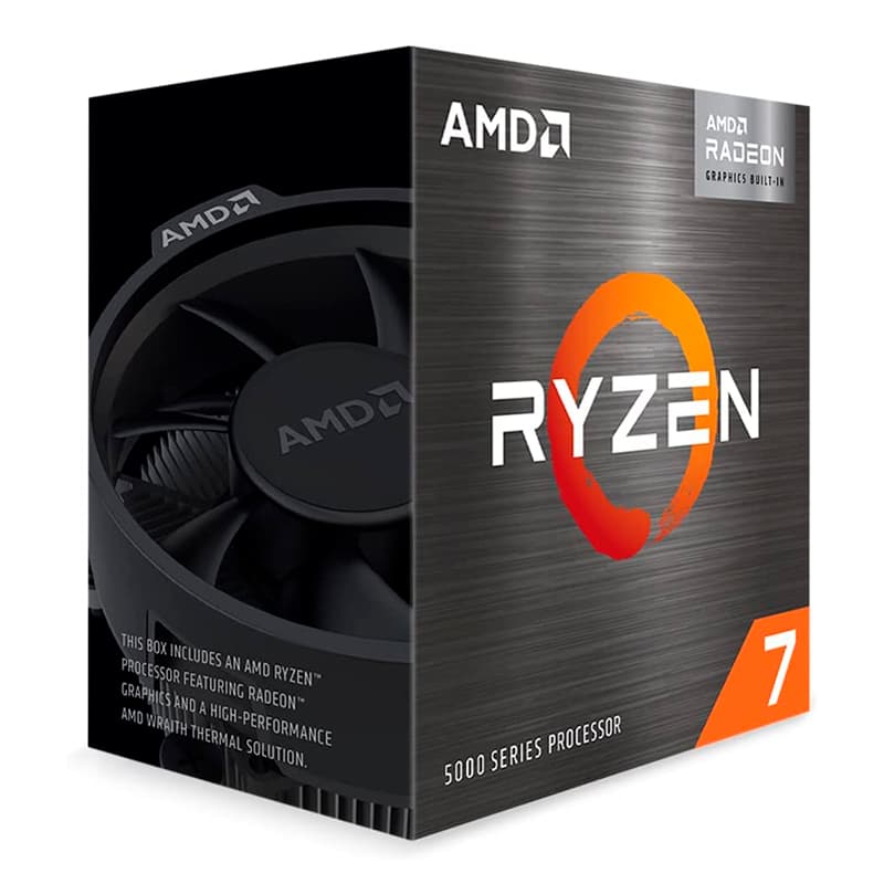 Procesador AMD Ryzen 7 5700G, 3.80 / 4.60GHz, 16MB L3, 8-Core, AM4, 7nm, 65W. - 1