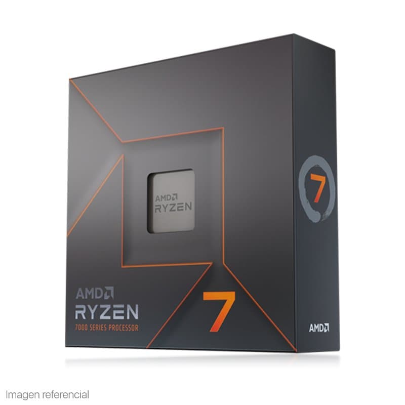 Procesador AMD Ryzen 7 7700X 4.5/5.4GHz, 32MB L3, 8-Core, AM5, 105W. - 1