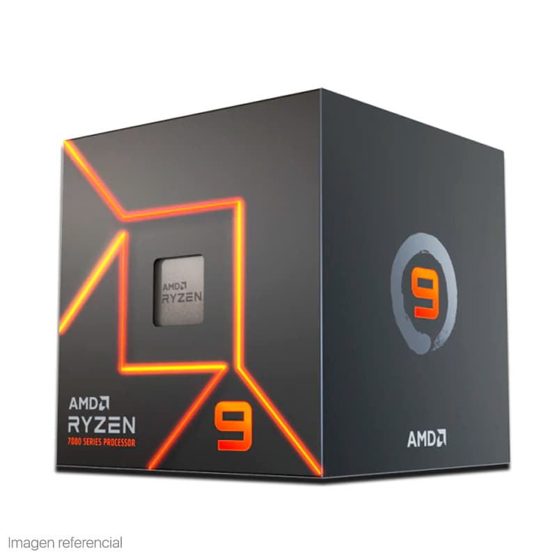 Procesador AMD Ryzen 9 7900 3.7/5.4GHz, 64MB L3, 12-Core, AM5, 65W - 1