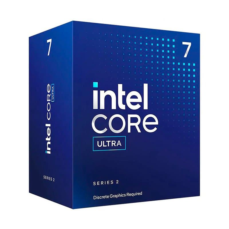 Procesador Intel Core Ultra 7 265F 2.40/5.30GHz, 30 MB Intel Smart Caché, LGA1851 - 1