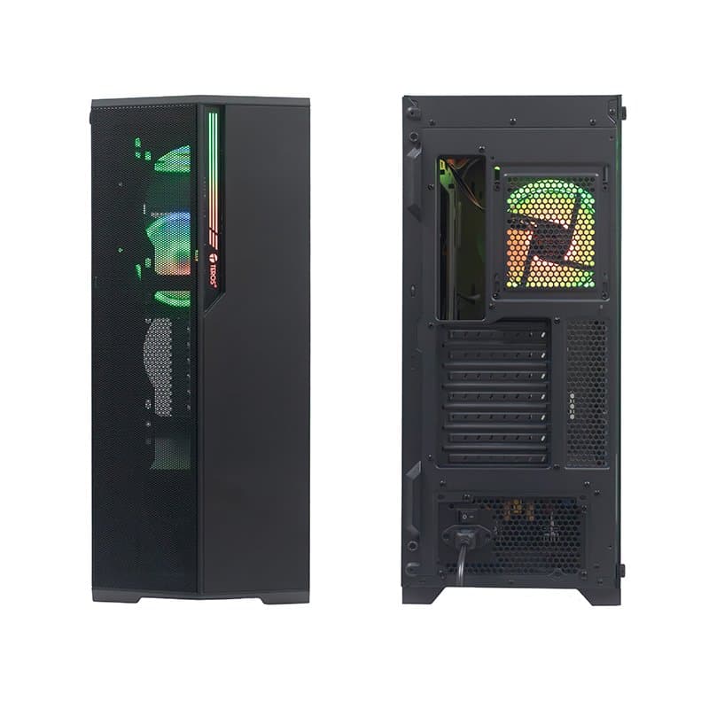 Case Gamer Teros TE1175N, Mid Tower, Negro, USB 3.0, USB 2.0, Audio. - 2