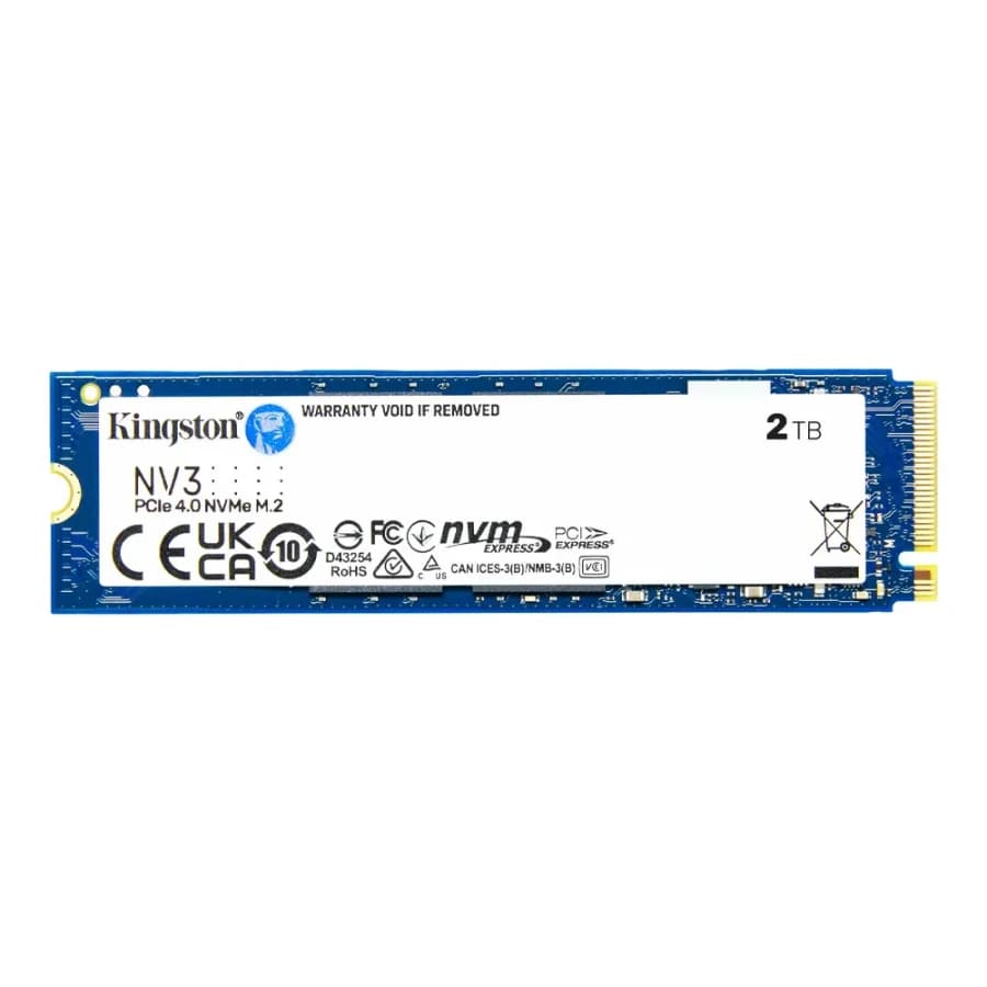 Unidad en estado solido Kingston 2000GB NV3 PCIe 4.0 NVMe M.2 SSD - 1