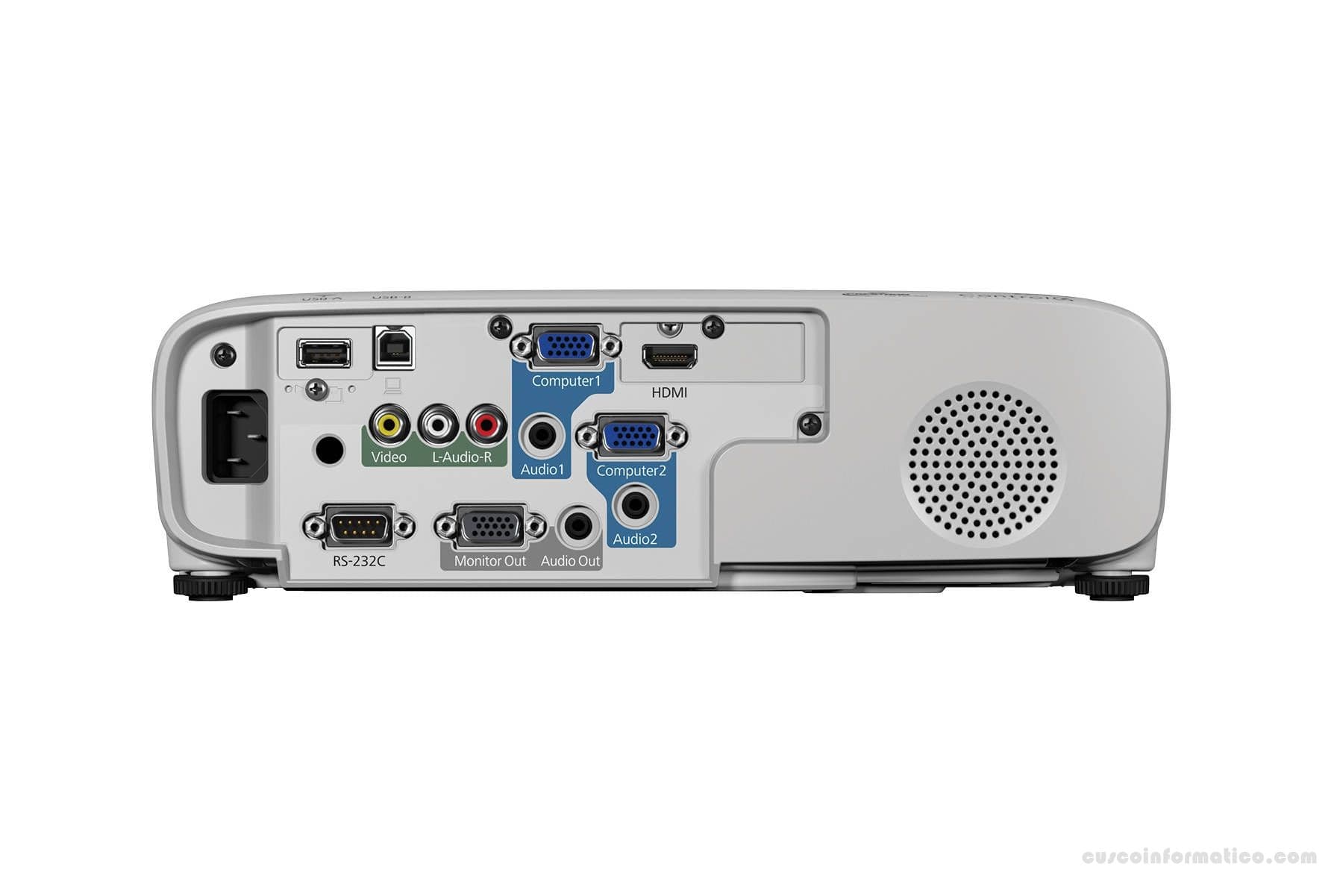 Proyector Epson PowerLite S39, 3300 Lúmenes, 800x600, SVGA, 23"- 350" - 1