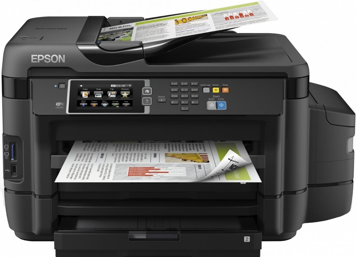 Impresora Multifuncional Epson L1455, Imprime, Escanea Copia, Formato A3+, Sistema continuo - 1