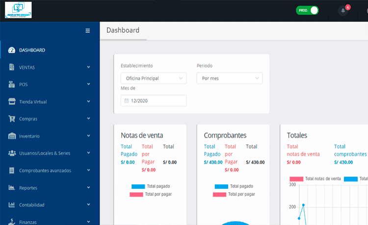 Software de facturación electrónica para control de ventas, inventario, almacenes, clientes - 1
