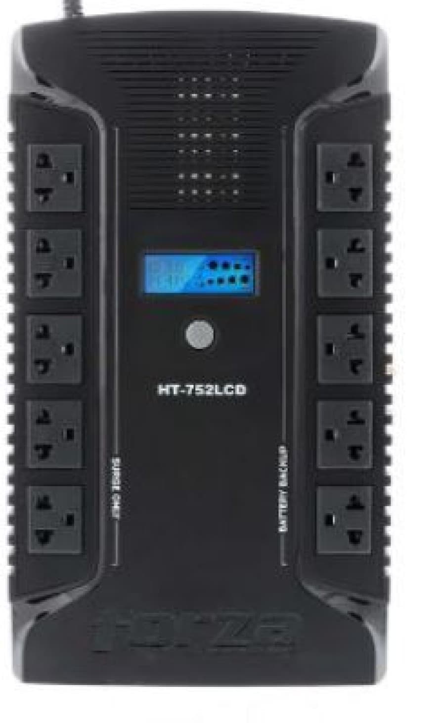 UPS HT-752LCDS 750VA/450W, 10 slds, coax, USB, sobremesa-220VConsumo - 1