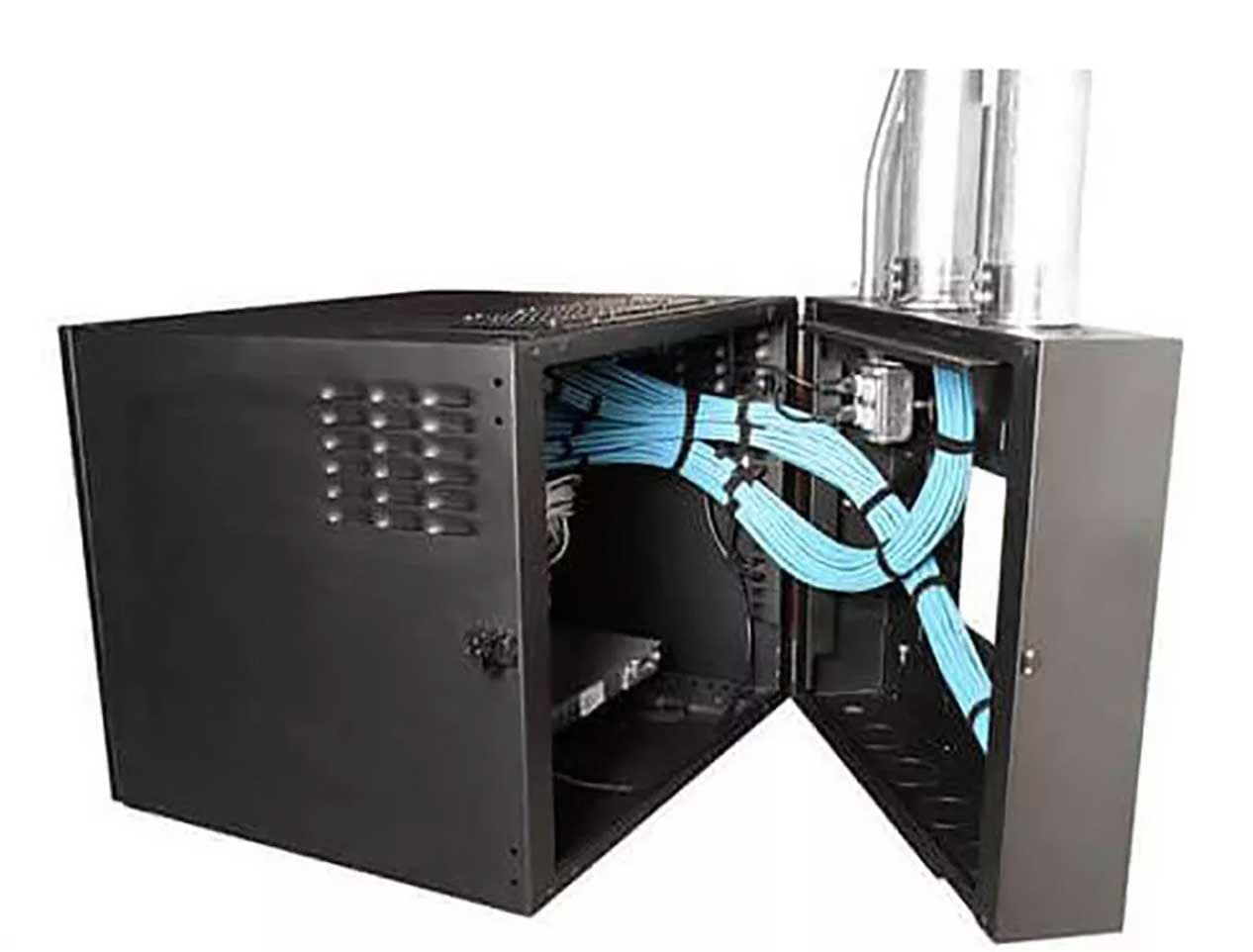 Gabinete Pivotable  De Pared 8ru Rectangular Metalico - 1