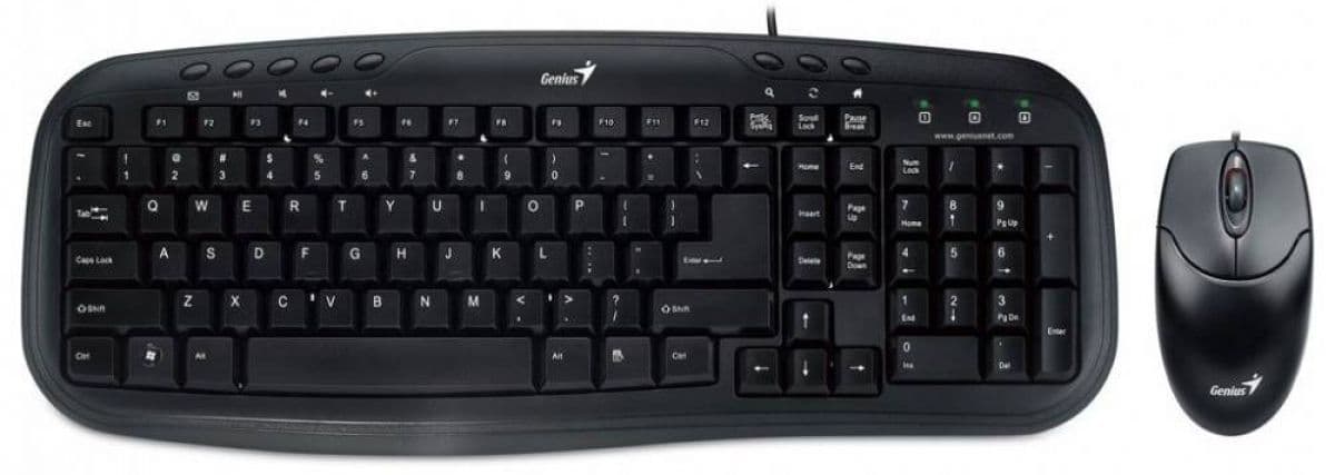 Kit Teclado y Mouse Genius KB-200 - 1