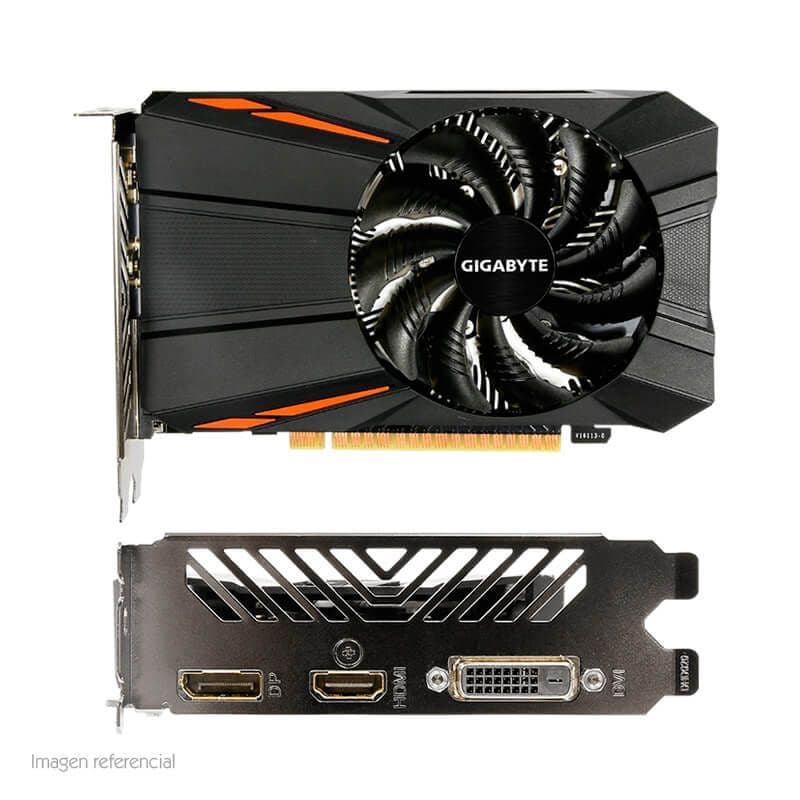 Tarjeta de video Gigabyte NVIDIA GeForce GTX 1050 Ti OC, 4GB GDDR5 128-bit - 1