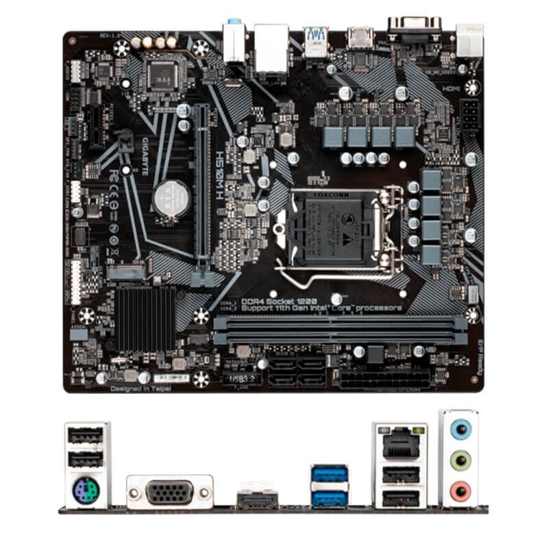 Mainboard o placa madre GIGABYTE H510M H Intel S1200 10 11gen Ddr4 M2 - 2