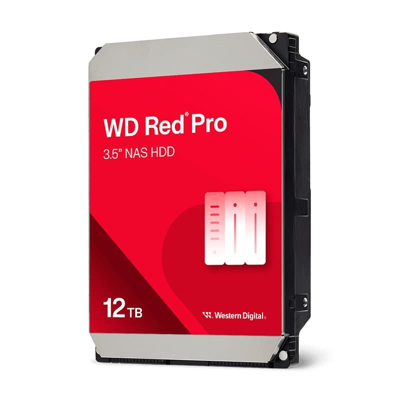 Disco duro Western Digital Red Pro NAS, WD122KFBX 12TB SATA 6Gb/s 7200rpm 3.5" 512MB Cache - 1