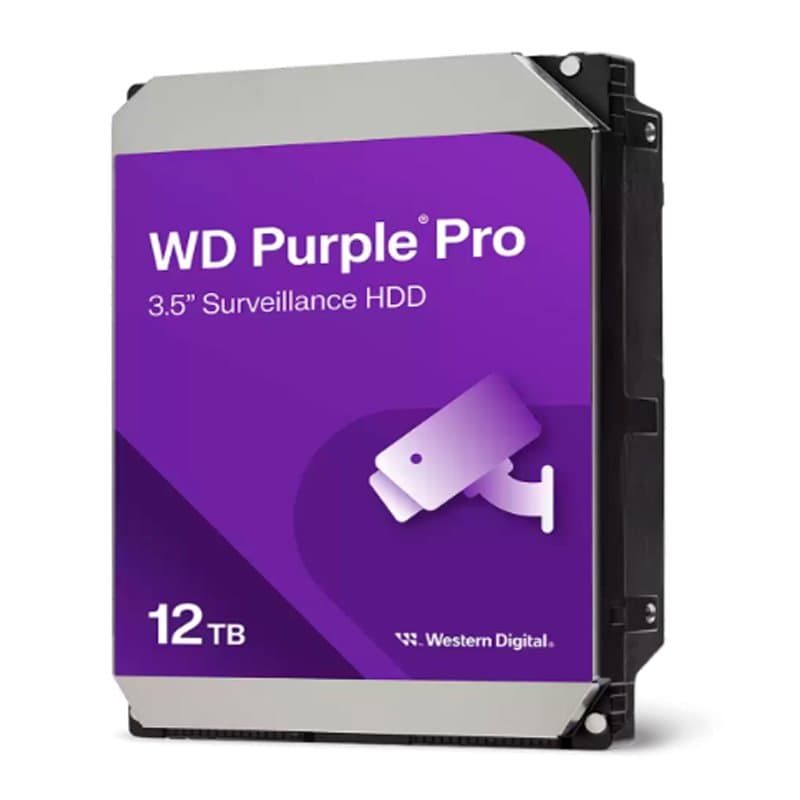 WESTERN DIGITAL Disco duro Western Digital WD Purple Pro 12TB, SATA, 512MB Cache, 7200 rpm, 3.5". - 1