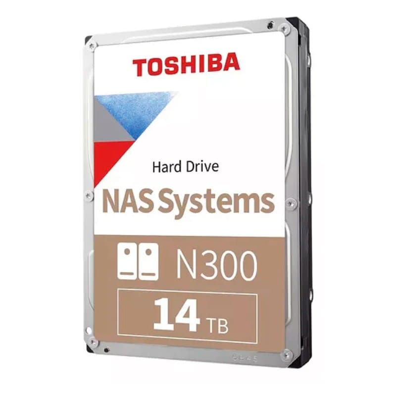 Disco duro Toshiba N300 NAS, 14TB, SATA 6.0Gb/s, 7200rpm, 512MB Cache, 3.5". - 1