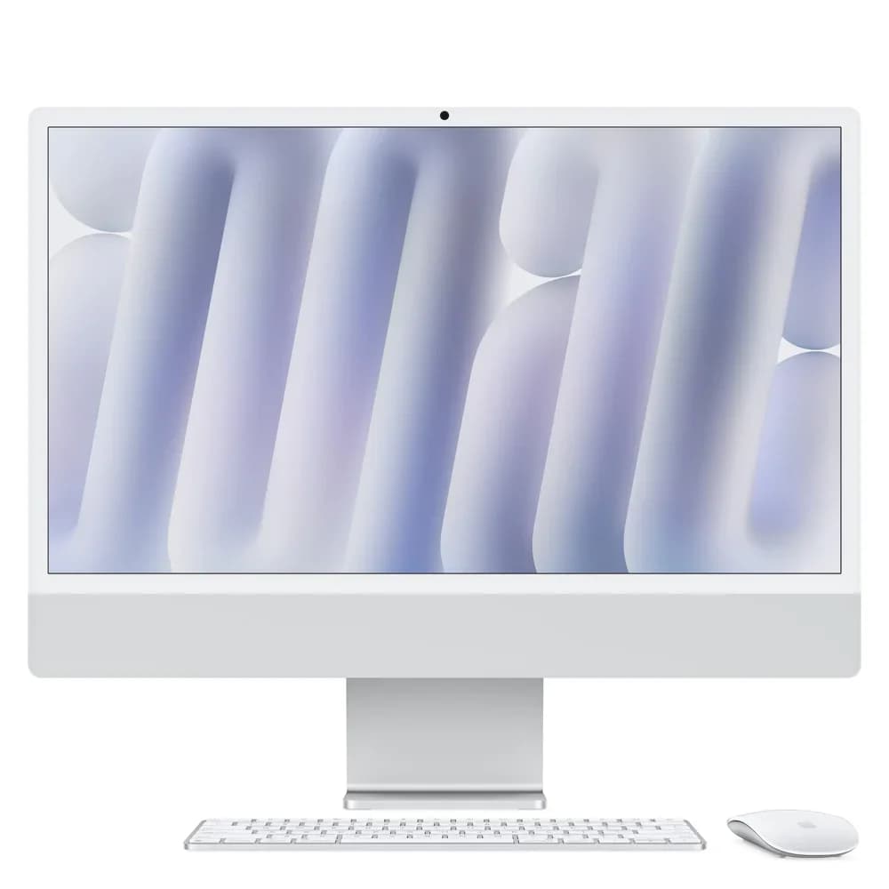 Apple iMac Apple M4 RAM 16GB, almacenamiento 256GB SSD, pantalla (24") 4.5K de escritorio Plata - 1