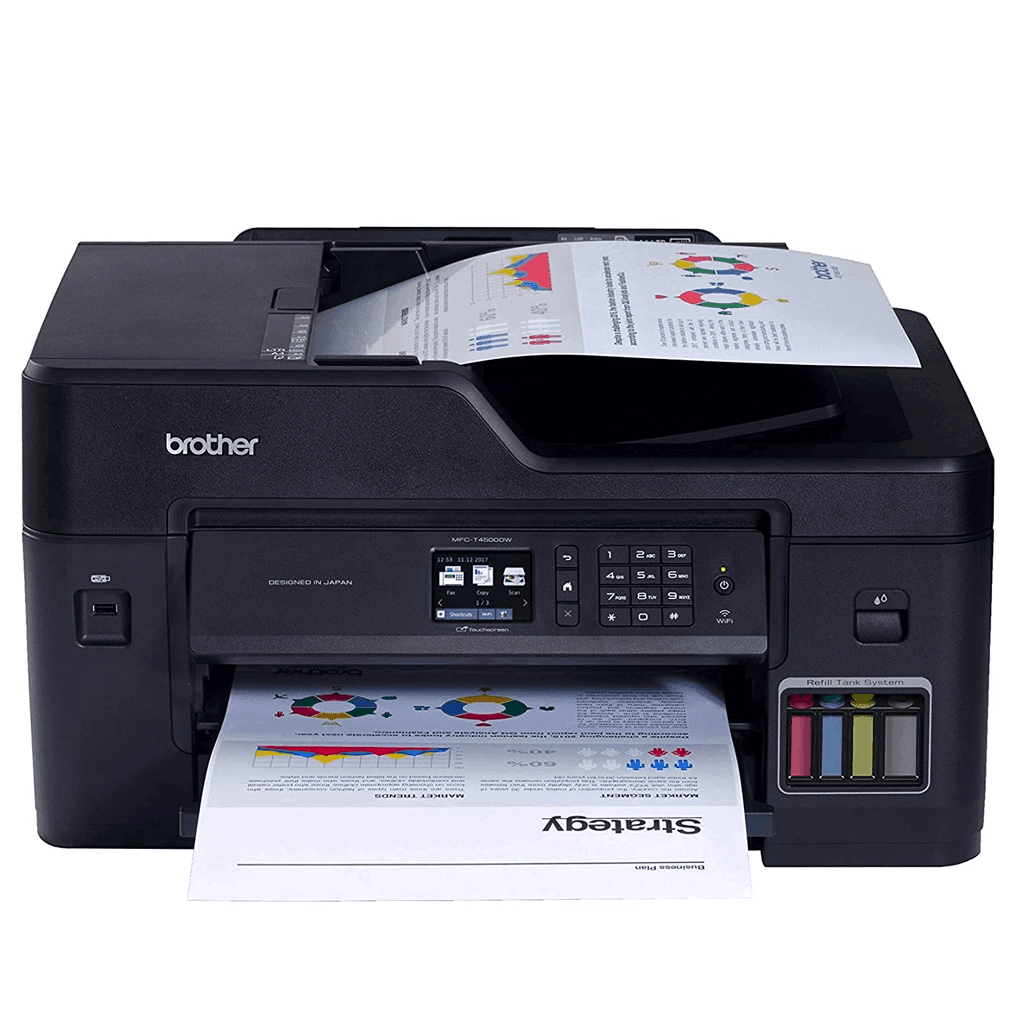 Impresora de inyección de tinta multifunción Brother MFC-T4500DW, A3+, dúplex, WIFI, LAN - 1