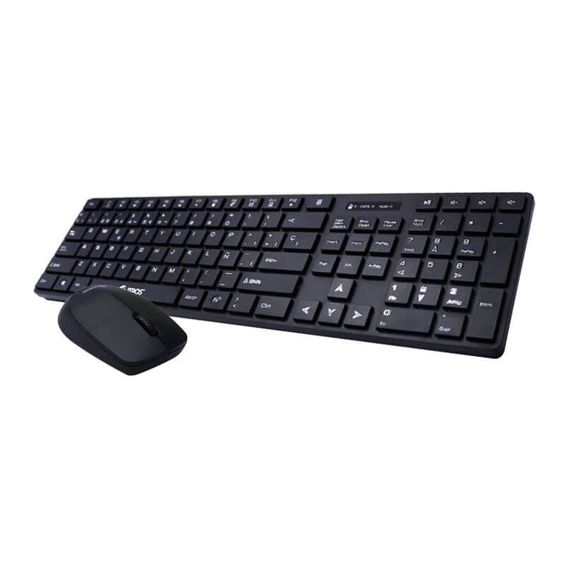 Combo Teclado y Mouse Inalámbrico Teros TE4070N, 2.4 GHz, acabado elegante, Español. - 1