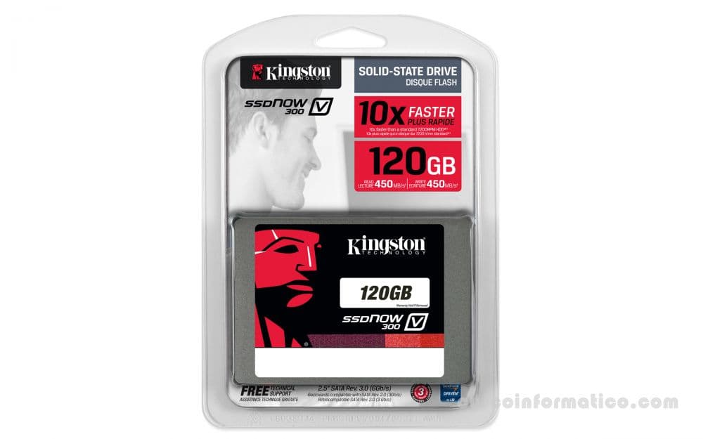 Disco Duro de estado solido 120GB Kingston V300 - 1