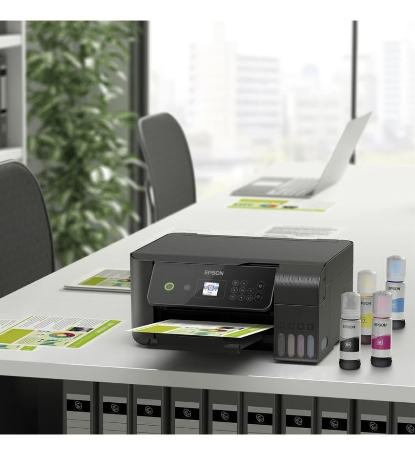Impresora multifuncional Epson L3160 Wifi, Imprime, ecanea, copia - 3