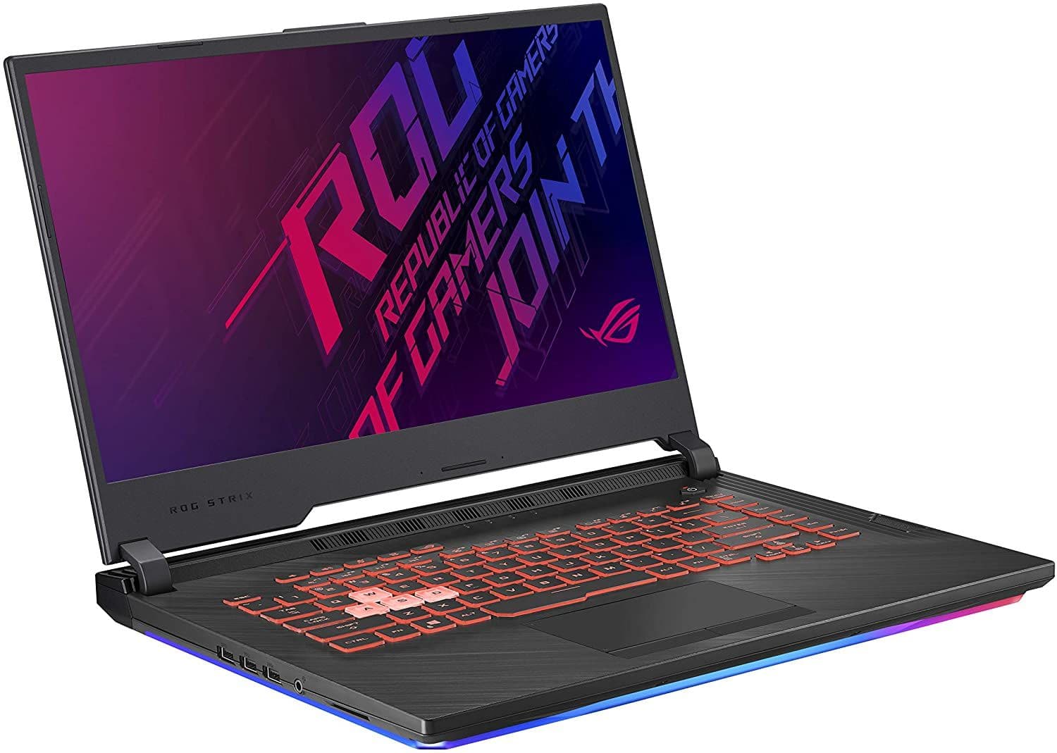 Laptop Asus ROG Strix G GL531GT Gaming, Intel Core i5-9300H 2.4GHz, RAM 8GB, Sólido SSD 512GB PCIe, Video 4 GB Nvidia GeForce GTX 1650, LED 15.6" Full HD, Windows 10 Home - 2