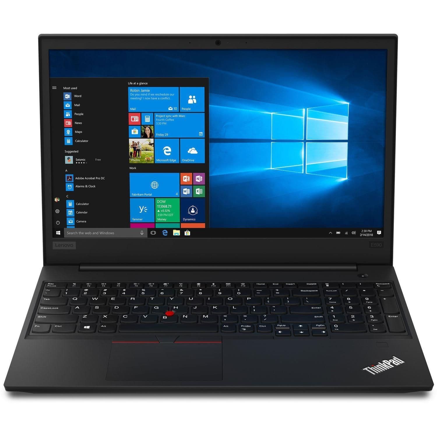 Notebook Lenovo ThinkPad E590, 15.6", Intel Core i7-8565U 1.80GHz, 8GB DDR4, 1TB SATA - 1