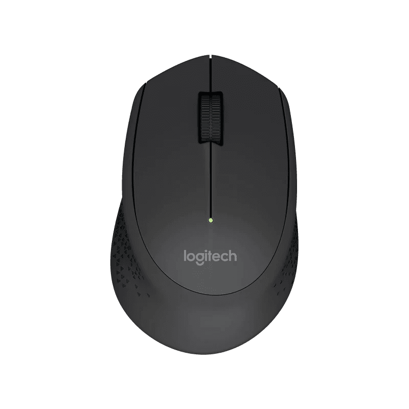 Mouse óptico inalámbrico Logitech M280, 1000 dpi, Receptor USB, 2.4GHz, negro. - 1